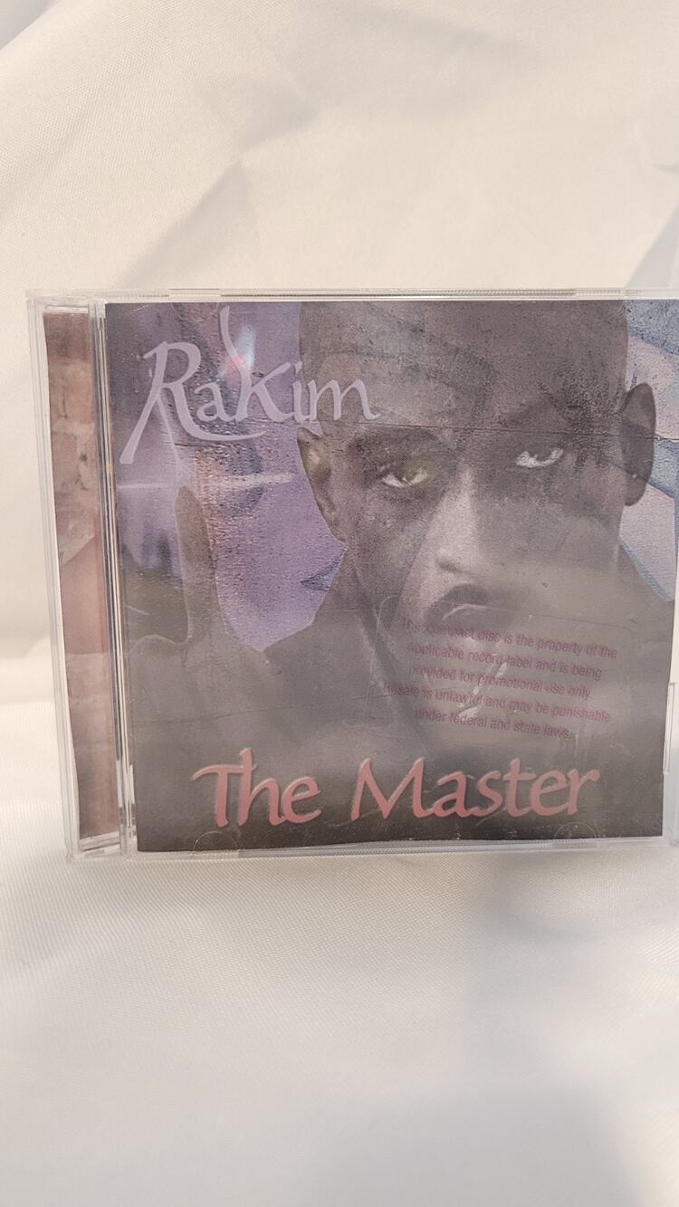Rakim The Master Promo CD Advance Promotional Copy Hip Hop Rare Punch Barcode